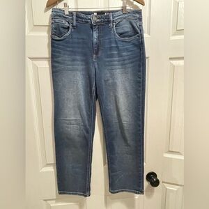 KUT from the Kloth high rise Elizabeth crop straight leg size 8